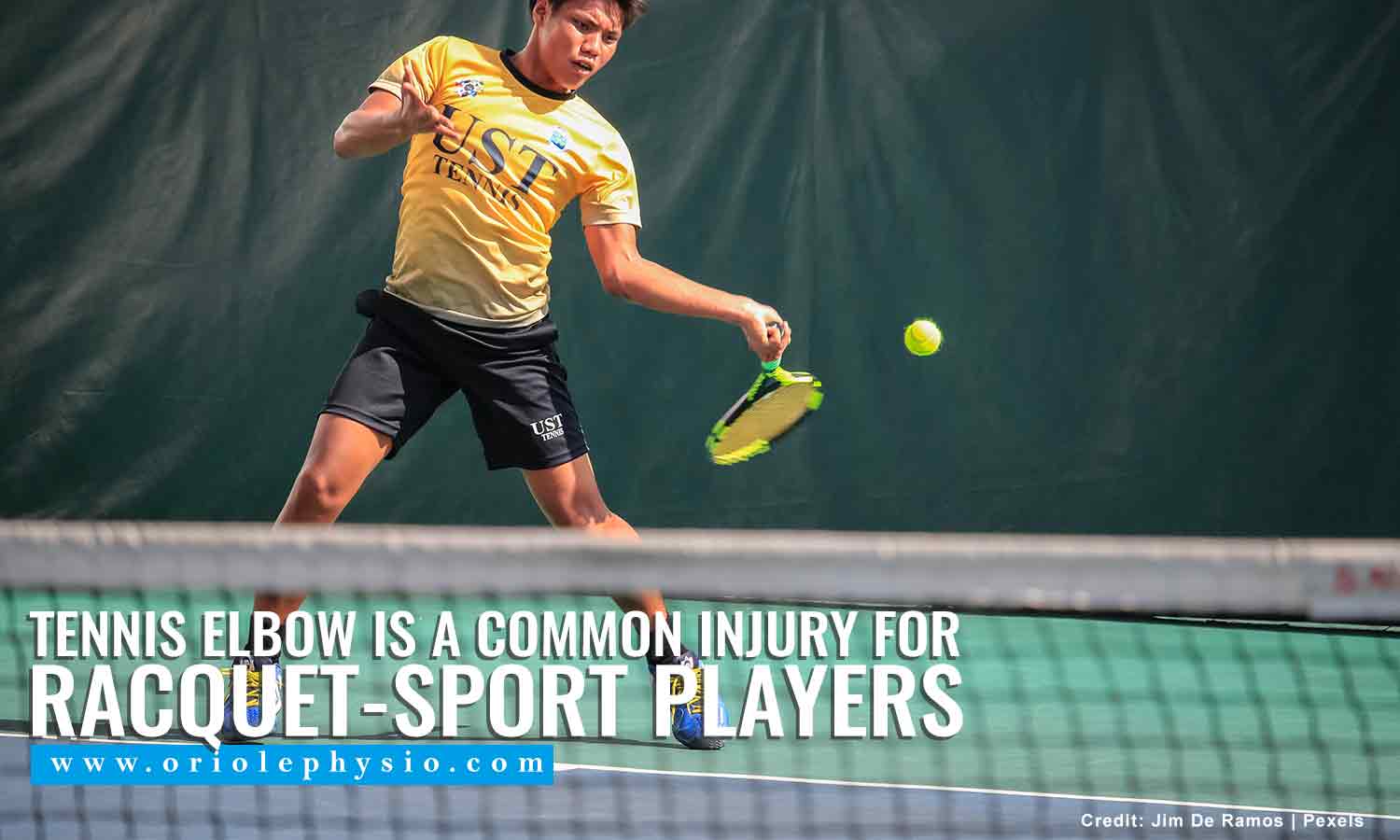 Tennis Elbow is a common injury for racquet-sport players