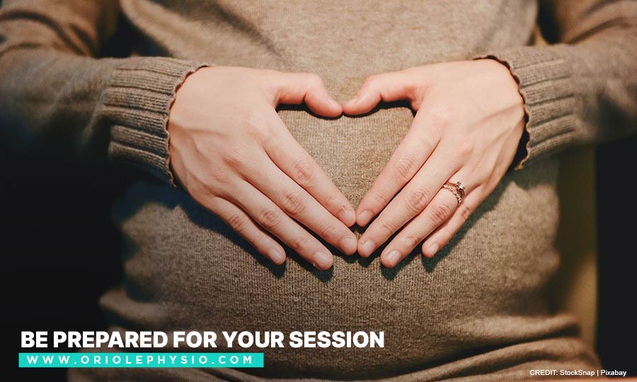 Be prepared for your session