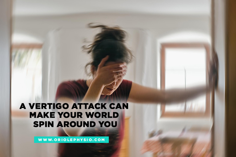 A vertigo attack can make your world spin around you